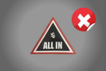 Botão de All In : Não